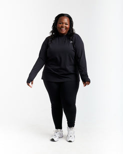 AIA Stride Leggings — Black