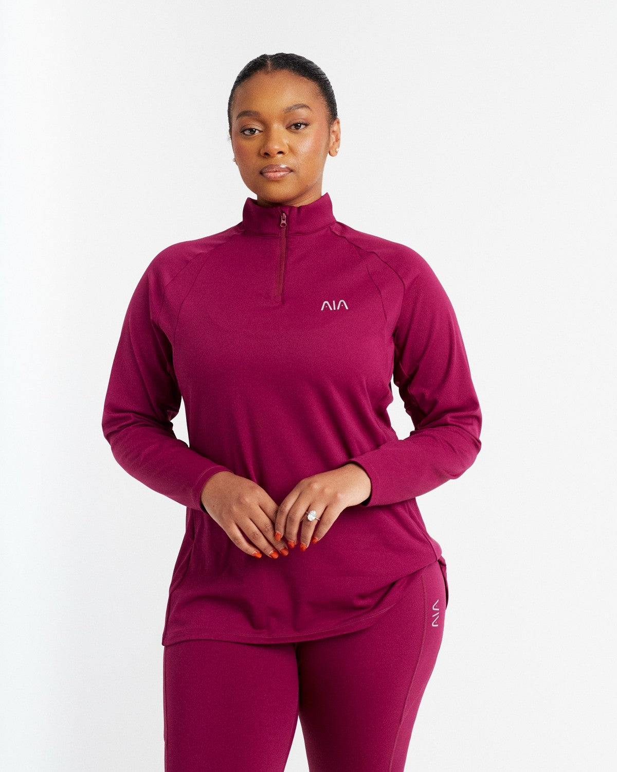 AIA Stride Leggings — Magenta