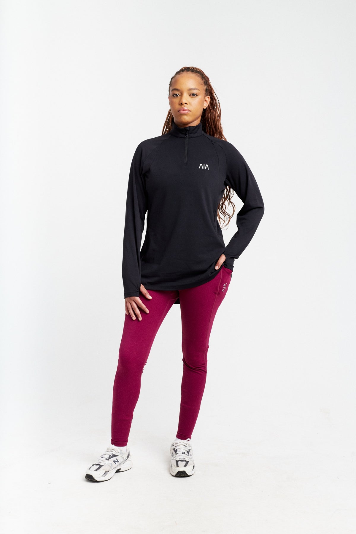 AIA Stride Leggings — Magenta
