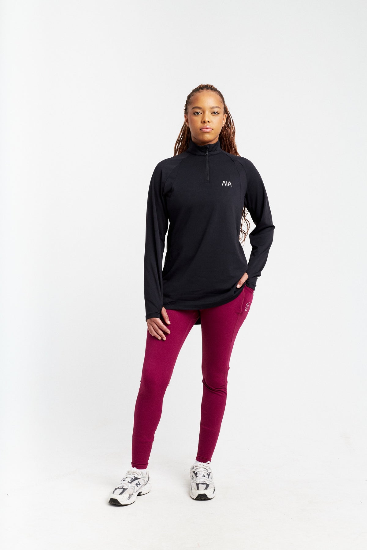 AIA Stride Leggings — Magenta
