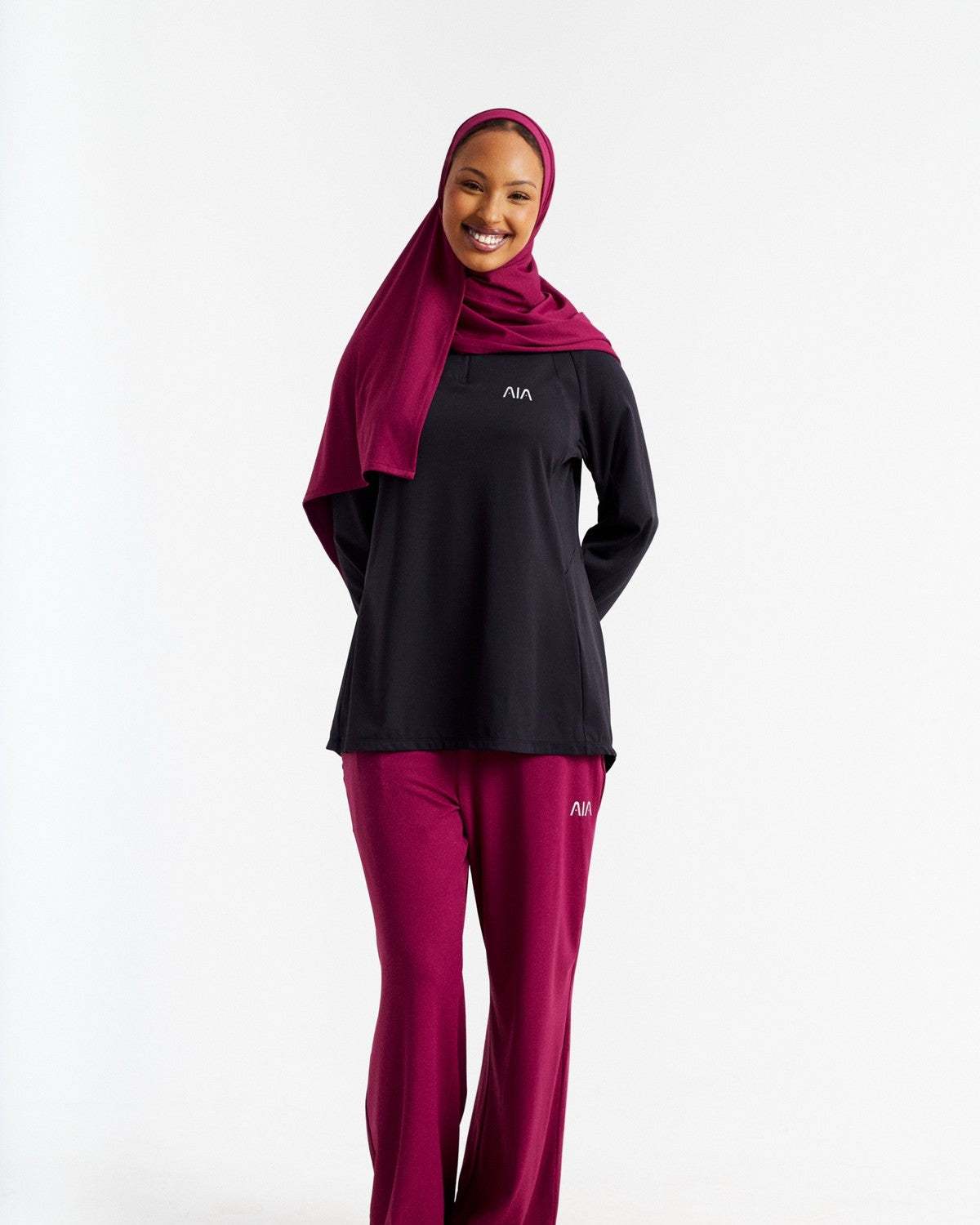 AIA Stride Pants — Magenta