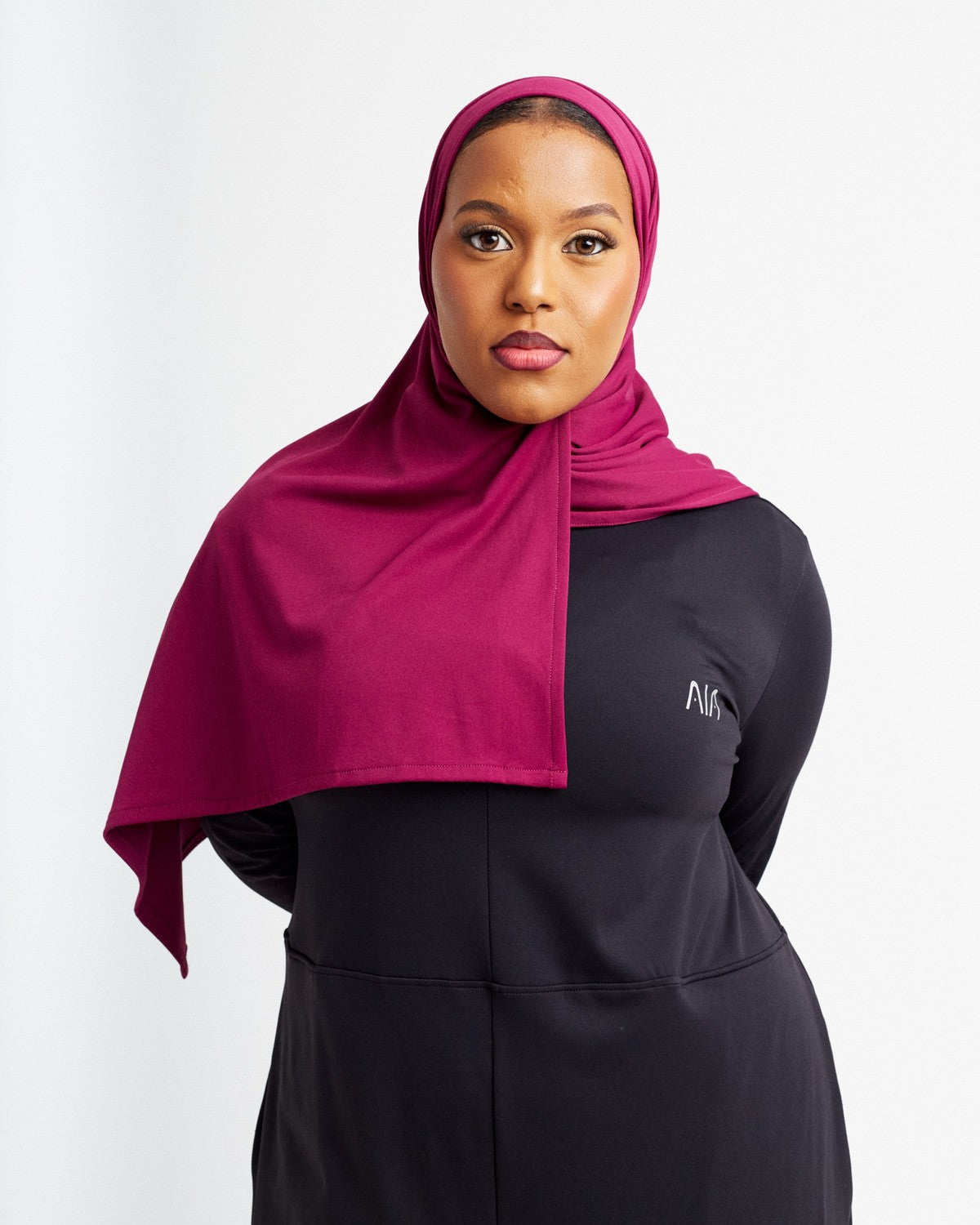 AIA Zahra Wrap Scarf — Magenta