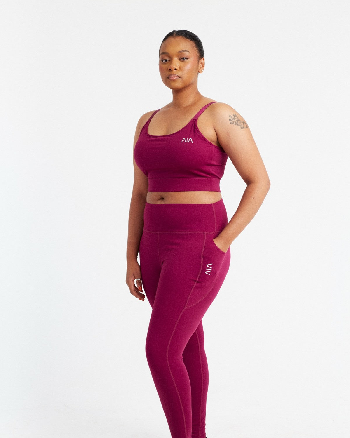 AIA Sport Bra — Magenta