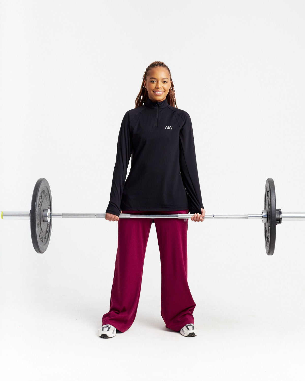 AIA Pulse Zip Top — Black